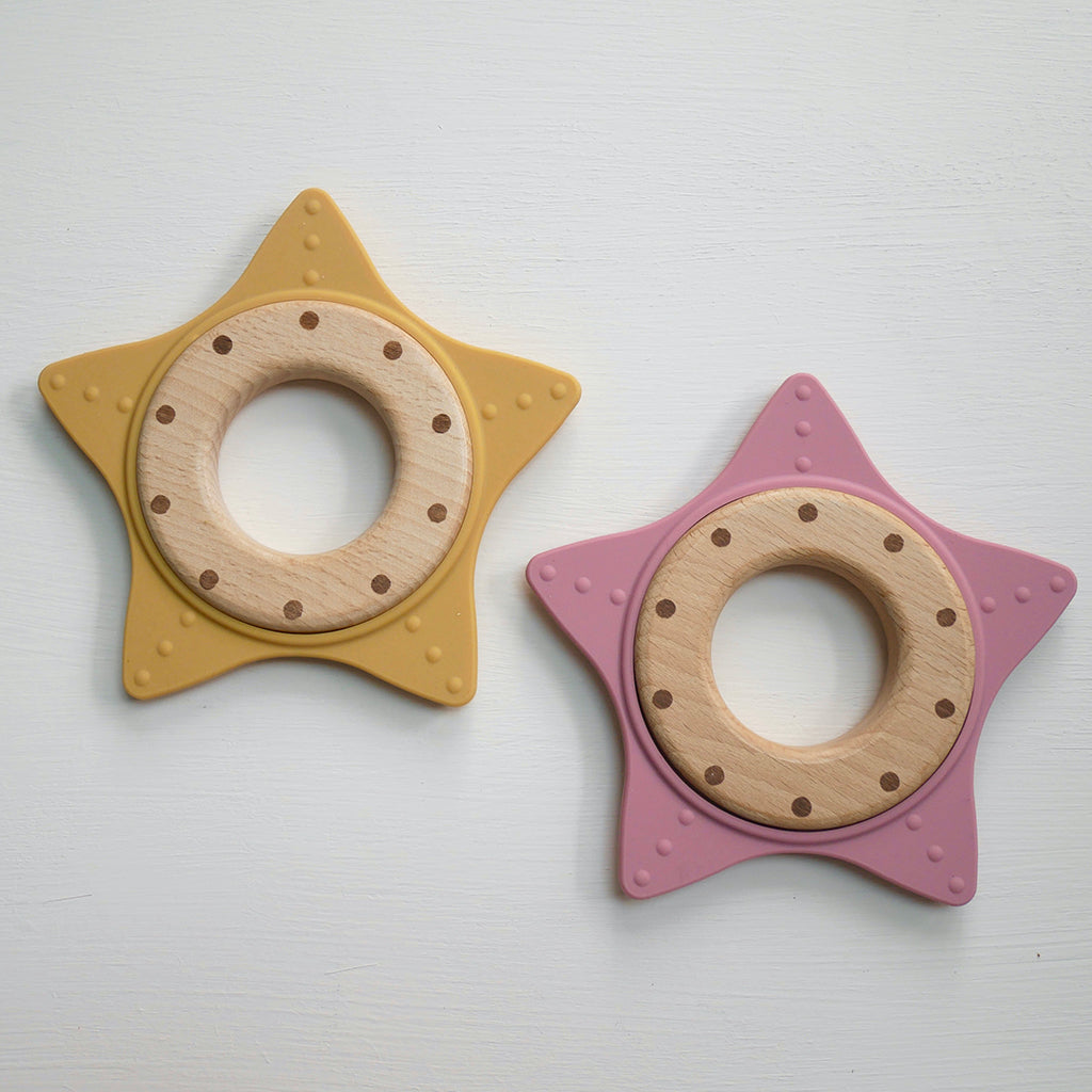 Wooden best sale teether shapes